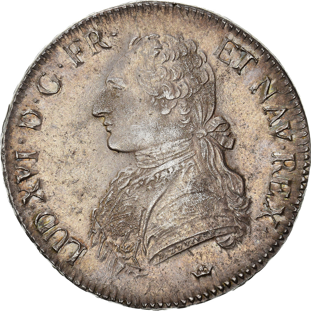 Monnaie, France, Louis XVI, Ecu aux branches d'olivier, 1789, Toulouse, SUP