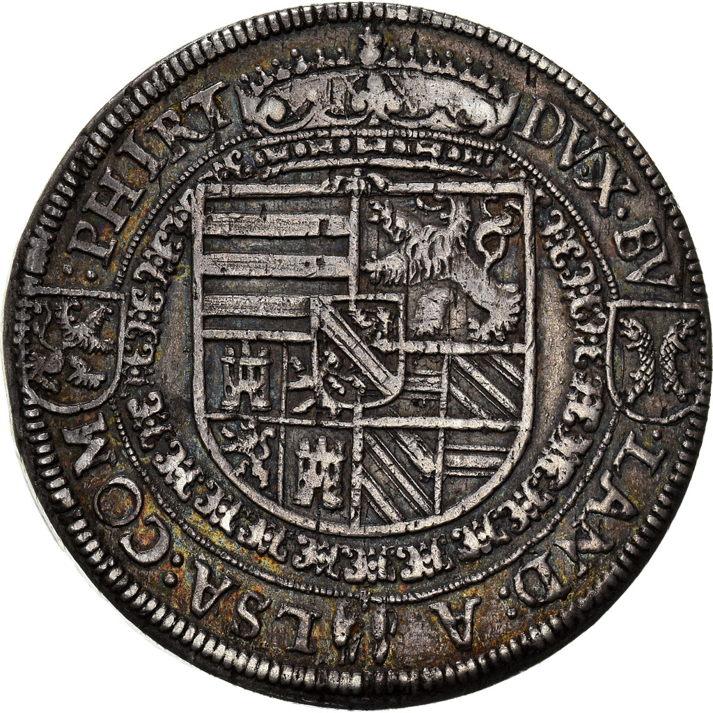 Moneta, Stati austriaci, Ferdinand II, Thaler, Ensisheim, BB, Argento