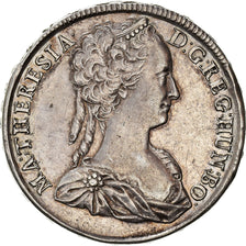 Münze, Ungarn, Maria Theresia, Thaler, 1742, Kremnitz, SS+, Silber, KM:328.3