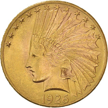 Moneta, Stati Uniti, Indian Head, $10, Eagle, 1926, Philadelphia, SPL-, Oro
