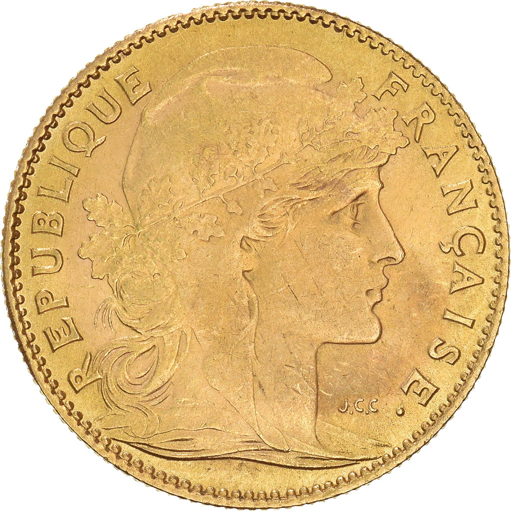 Monnaie, France, Marianne, 10 Francs, 1910, Paris, TTB+, Or, Gadoury:1017
