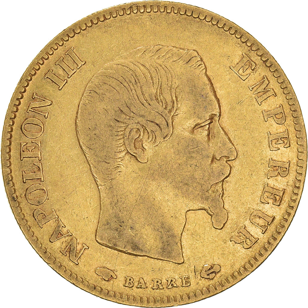 Monnaie, France, Napoleon III, 10 Francs, 1857, Paris, TB+, Or, Gadoury:1014