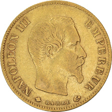 Coin, France, Napoleon III, 10 Francs, 1859, Strasbourg, VF(30-35), Gold
