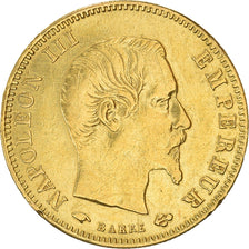 Munten, Frankrijk, Napoleon III, 5 Francs, 1857, Paris, ZF, Goud, KM:787.1