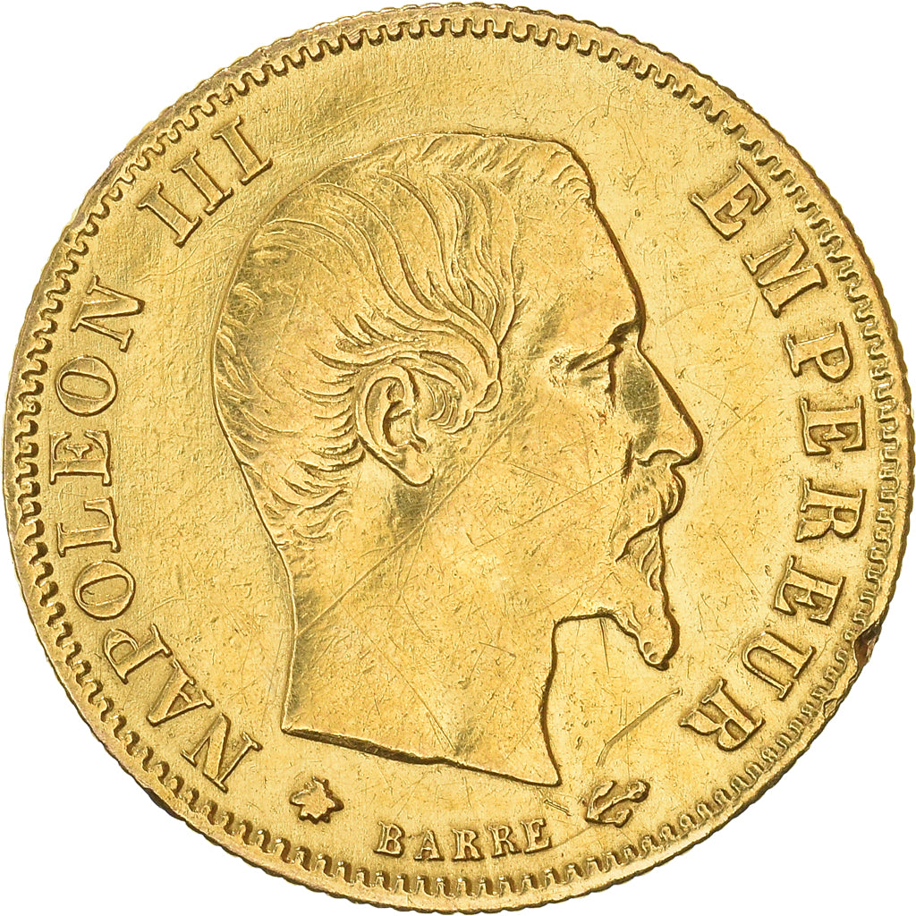 Monnaie, France, Napoleon III, 5 Francs, 1860, Strasbourg, TTB, Or