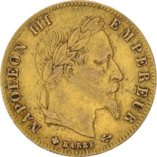 Münze, Frankreich, Napoleon III, 5 Francs, 1867, Strasbourg, SS, Gold