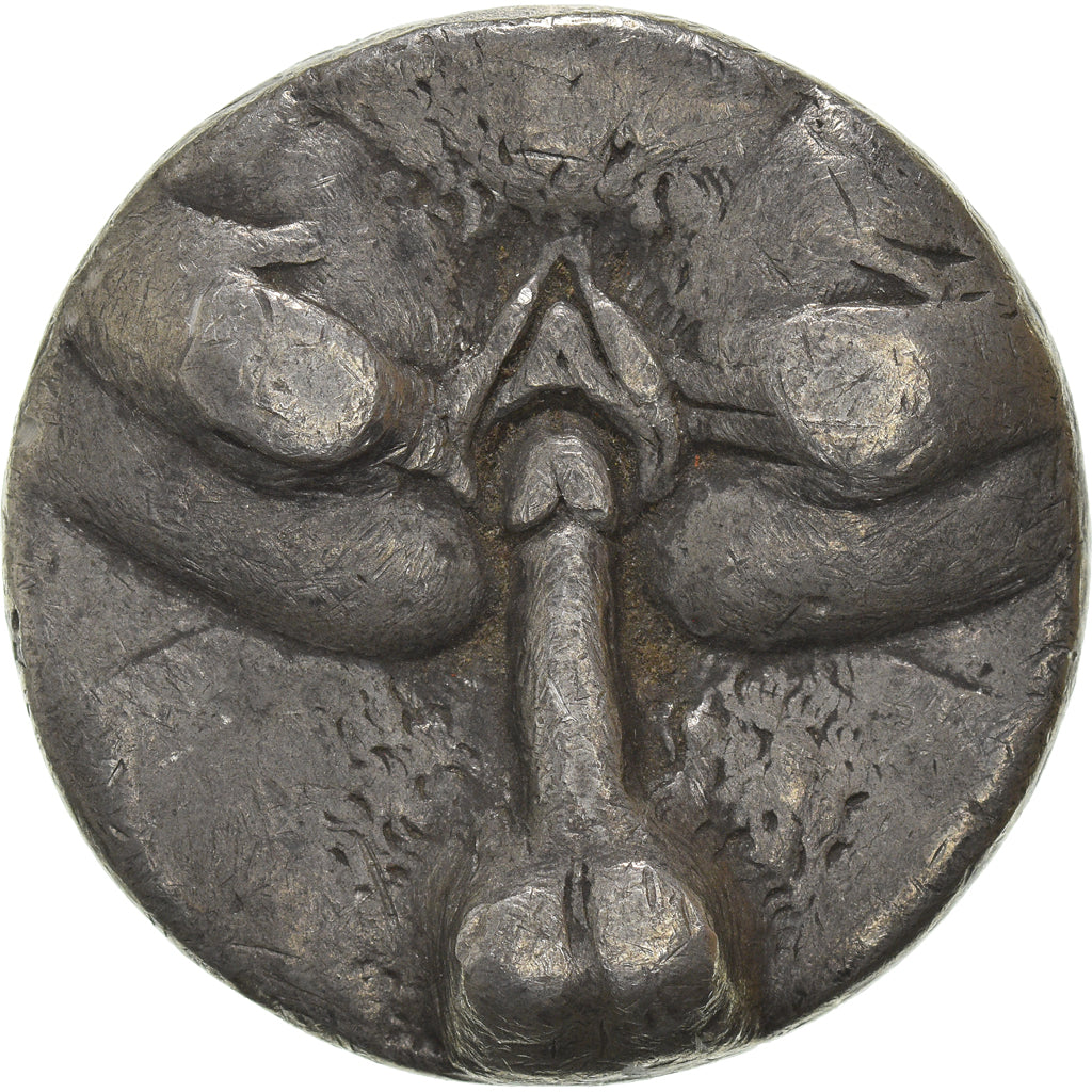 France, Medal, Napoléon III, Médaille érotique reprenant un module de 5