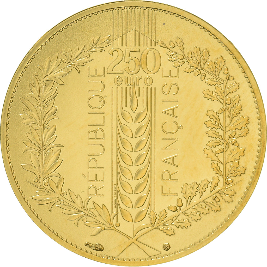 France, Monnaie de Paris, 250 Euro, Le Chêne, 2020, Paris, FDC, Or
