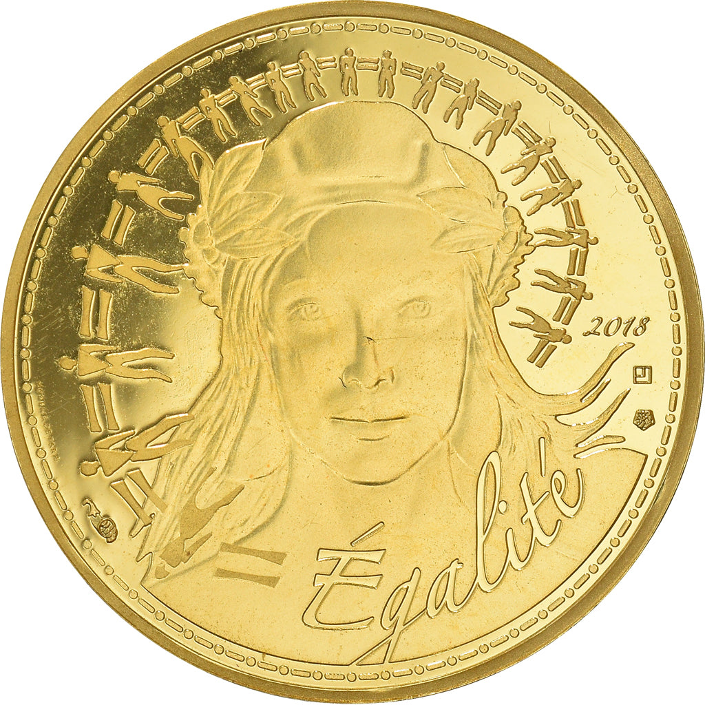 Frankrijk, Parijse munten, 250 Euro, Marianne, 2018, Paris, FDC, Goud