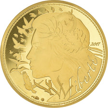 Francia, Monnaie de Paris, 250 Euro, Marianne, Liberté, 2017, Paris, FDC, Oro
