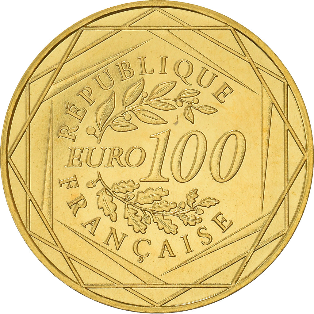 France, Monnaie de Paris, 100 Euro, Coq, 2015, Paris, SPL+, Or, Gadoury:EU729a