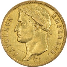Munten, Frankrijk, Napoléon I, 20 Francs, 1808, Paris, FR+, Goud, KM:687.1