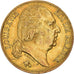 Moneda, Francia, Louis XVIII, 20 Francs, 1818, Lille, MBC+, Oro, KM:712.9