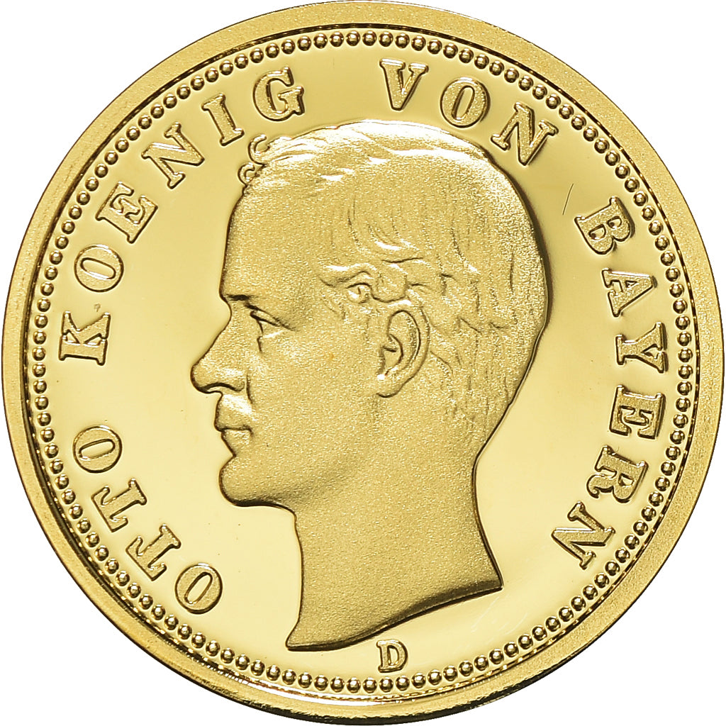 Germany, Medal, Reproduction, Bavaria, Otto, 20 Mark, 1913, 2008, MS(65-70)