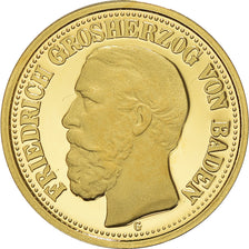 Germany, Medal, Reproduction, Baden, Friedrich I, 10 Mark, 1880, 2007