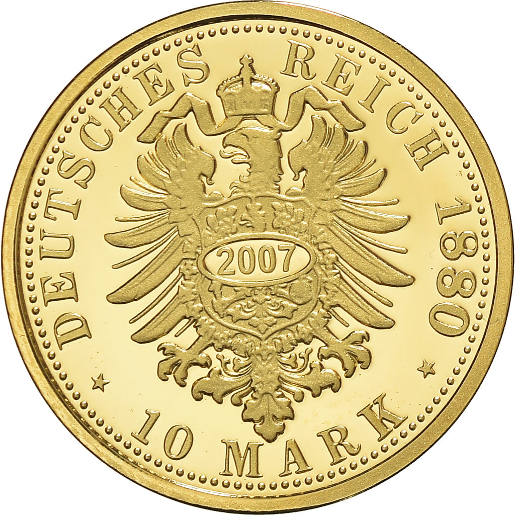 Germany, Medal, Reproduction, Baden, Friedrich I, 10 Mark, 1880, 2007