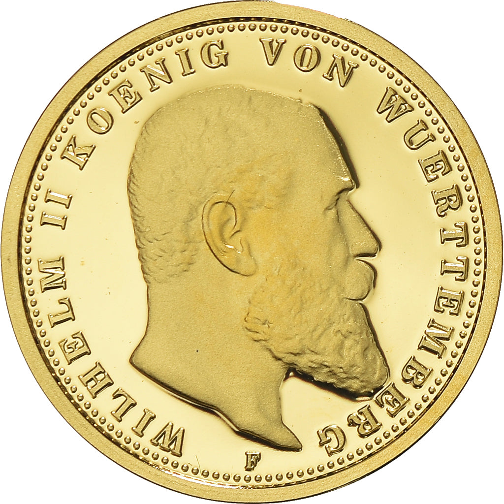 Allemagne, Médaille, Reproduction, Wurtemberg, Wilhelm II, 20 Mark, 1913, 2008