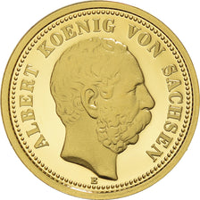 Allemagne, Médaille, Reproduction, Saxony-Albertine, Albert, 20 Mark, 1877