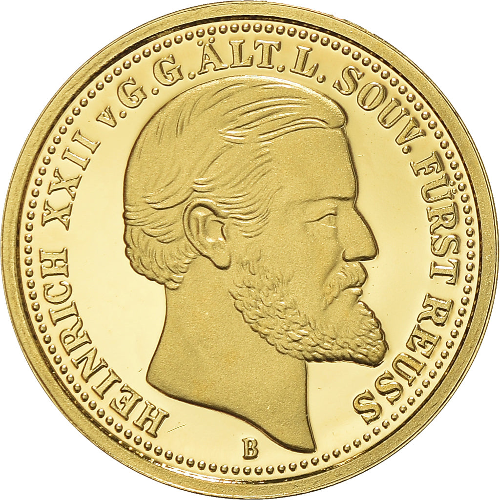 Allemagne, Médaille, Reproduction, Reuss-Obergreiz, Heinrich XXII, 20 Mark