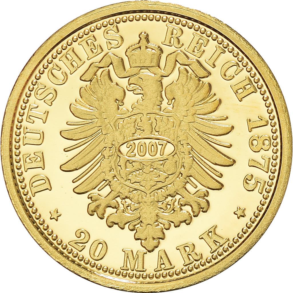 Allemagne, Médaille, Reproduction, Reuss-Obergreiz, Heinrich XXII, 20 Mark