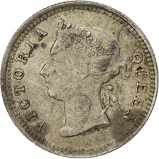HONG KONG, 5 Cents, 1900, KM #5, AU(50-53), Silver, 15.53, 1.33