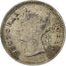 HONG KONG, 5 Cents, 1900, KM #5, AU(50-53), Silver, 15.53, 1.33