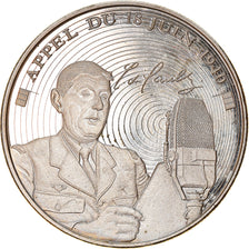 Francia, medalla, Charles De Gaulle, Appel du 18 juin 1940, WAR, EBC, Cobre -
