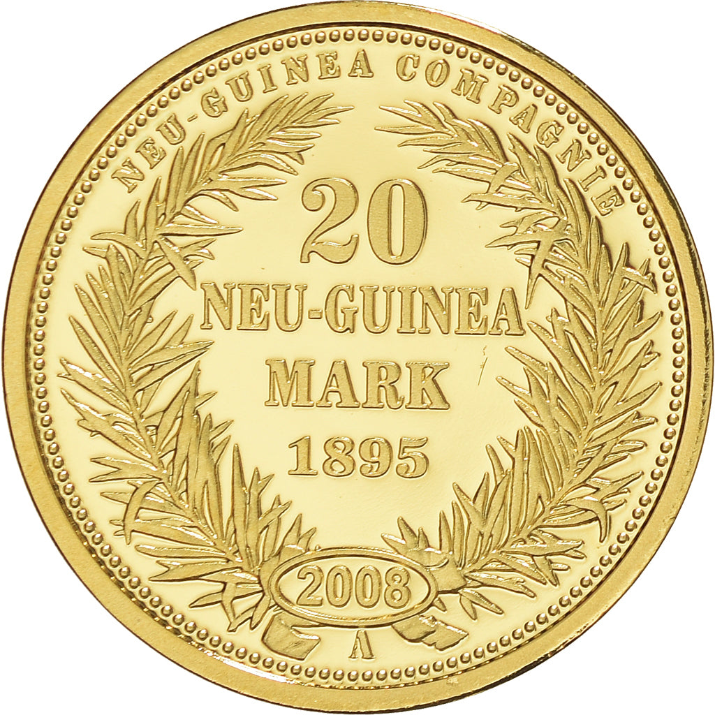 Germany, Medal, Reproduction, German New Guinea, 20 Mark, 1895, 2008, MS(65-70)