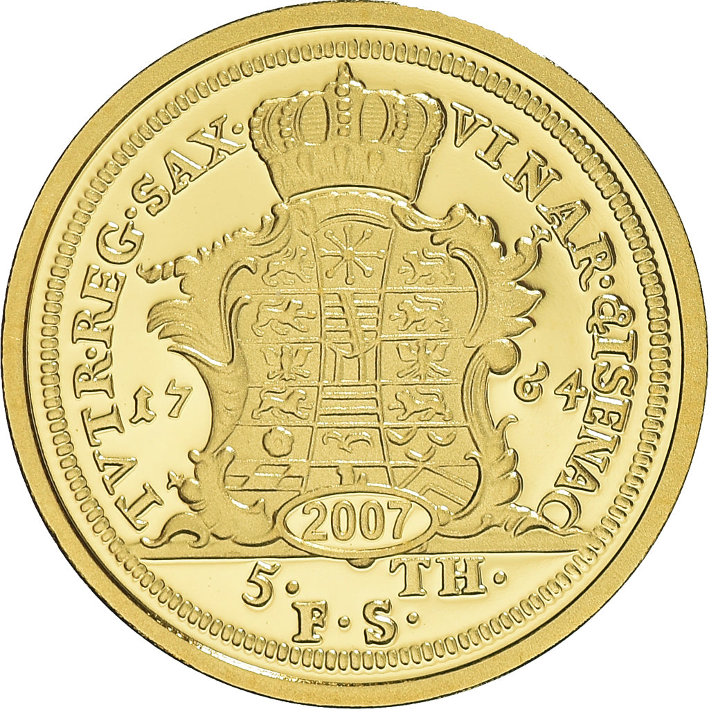 Germany, Medal, Reproduction, Saxe-Weimar-Eisenach, Anna Amalia, 5 Thaler, 1765