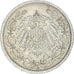 Coin, GERMANY - EMPIRE, 1/2 Mark, 1912, Berlin, AU(55-58), Silver, KM:17