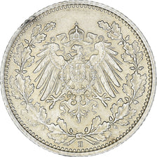 Moneta, GERMANIA - IMPERO, 1/2 Mark, 1915, Muldenhütten, SPL-, Argento, KM:17