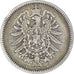 Coin, GERMANY - EMPIRE, Wilhelm I, Mark, 1875, Berlin, EF(40-45), Silver, KM:7