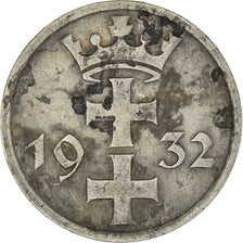 Coin, DANZIG, Gulden, 1932, VF(30-35), Nickel, KM:154