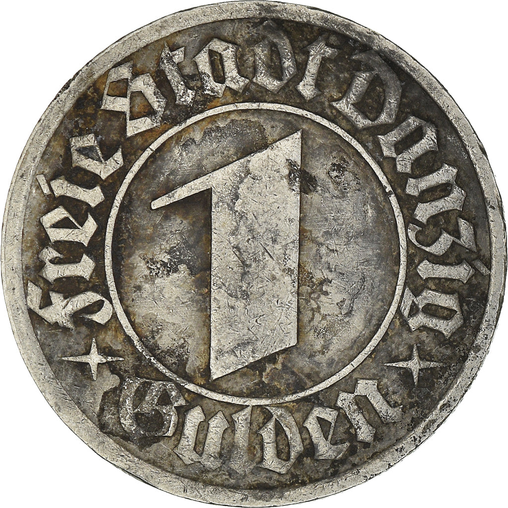 Coin, DANZIG, Gulden, 1932, VF(30-35), Nickel, KM:154