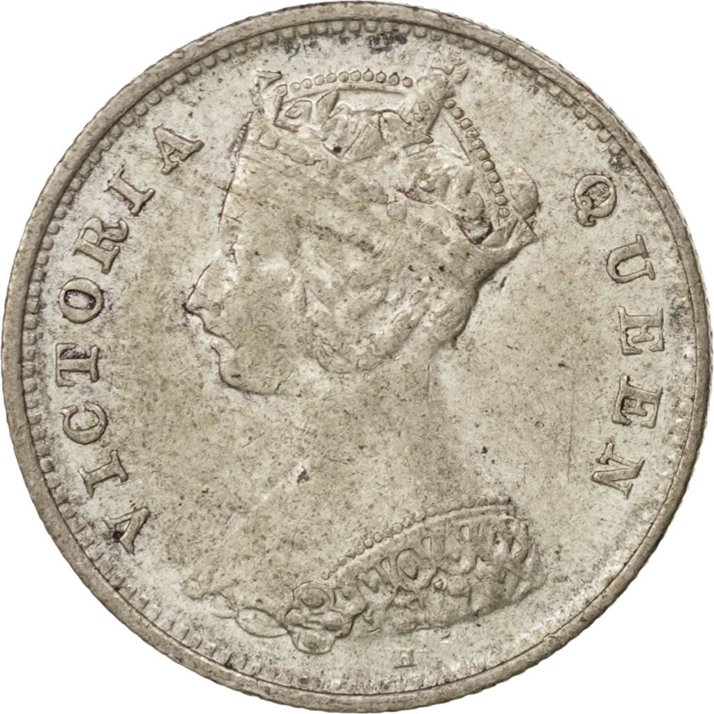 Coin, Hong Kong, Victoria, 10 Cents, 1900, AU(50-53), Silver, KM:6.3