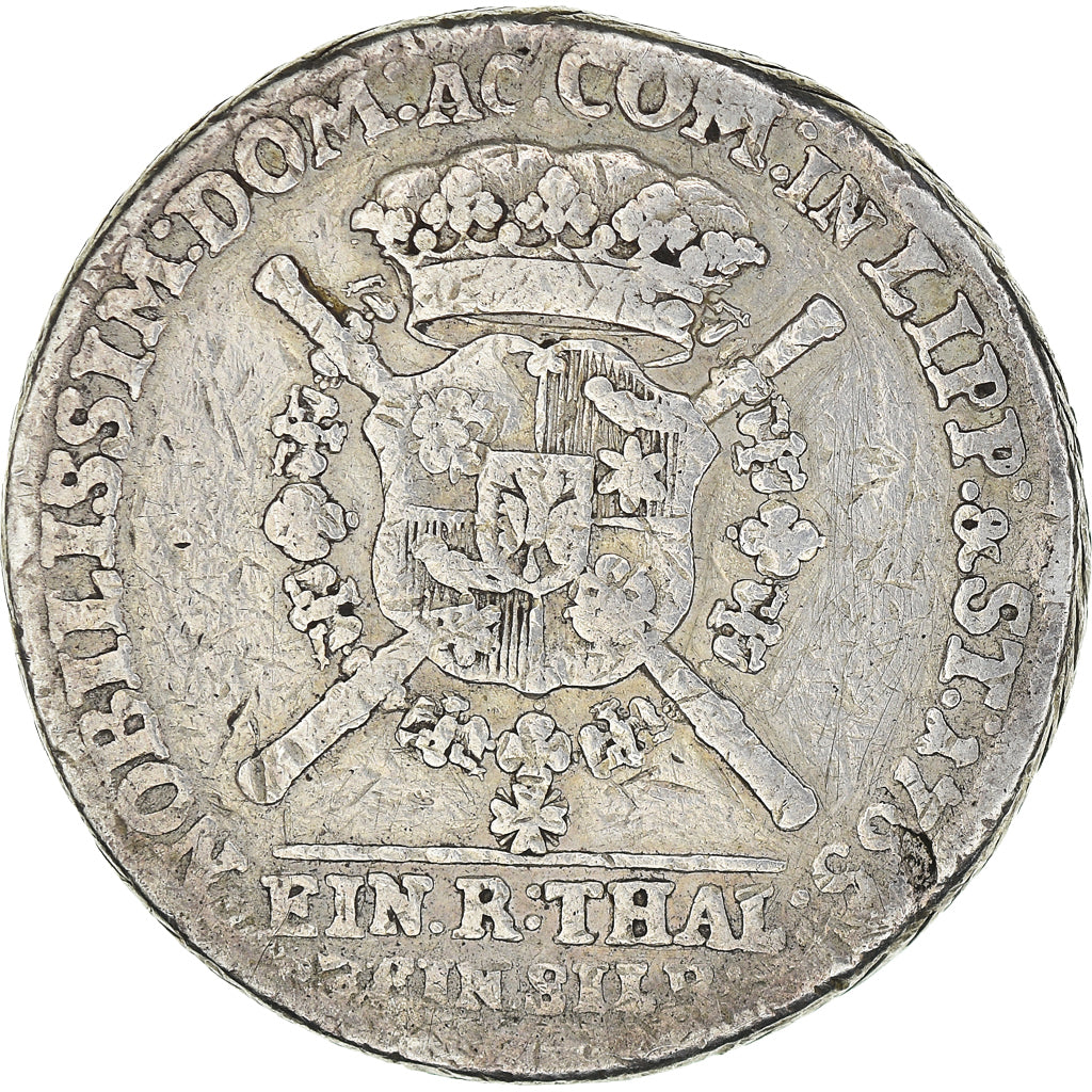 Coin, German States, SCHAUMBURG-LIPPE, Wilhelm I Friedrich Ernst, Thaler, 1765