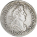 Coin, France, Louis XIV, 4 Sols aux 2 L, 1692, Reims, EF(40-45), Silver