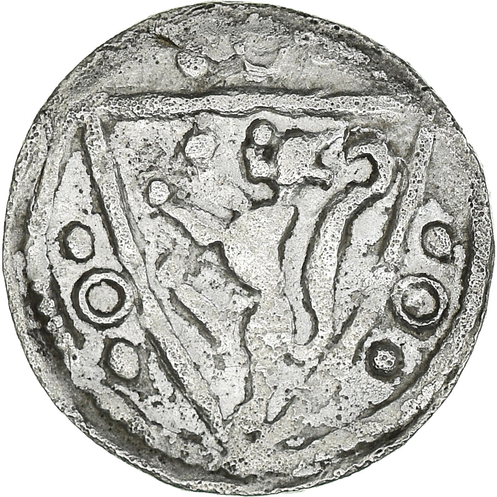 Munten, België, Vlaanderen, Anoniemen, Denarius, 13e EEUW, Ypres, ZF, Zilver