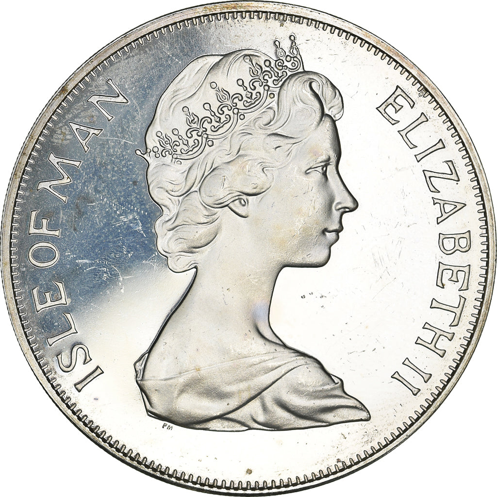 Coin, Isle of Man, Elizabeth II, Crown, 1978, Pobjoy Mint, MS(63), Silver