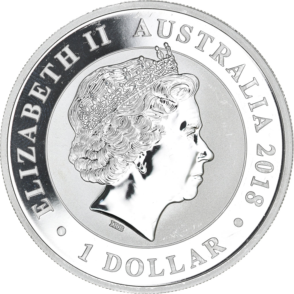 Moneda, Australia, Elizabeth II, Bird of Paradise, 1 Dollar, 2018, 1 Oz, FDC