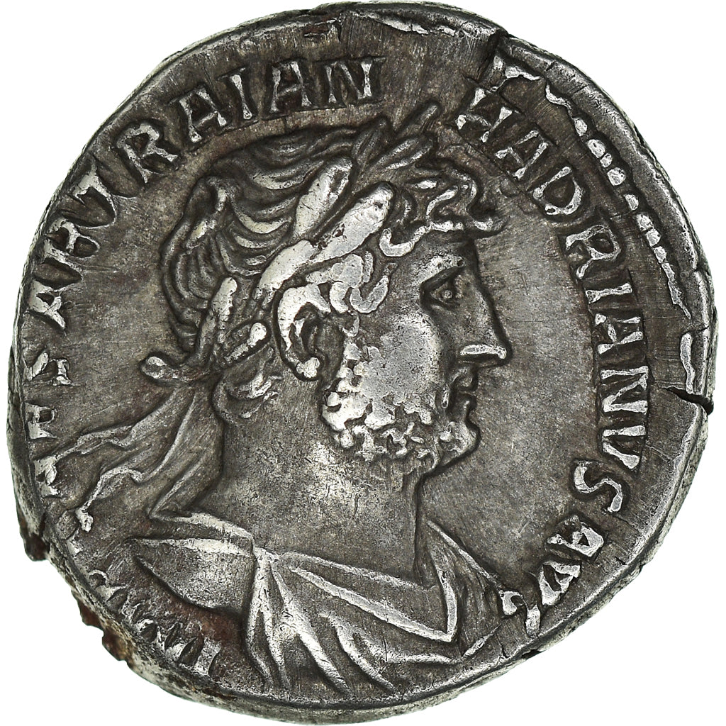 Coin, Hadrian, Denarius, 121-123, Rome, AU(55-58), Silver, RIC:370
