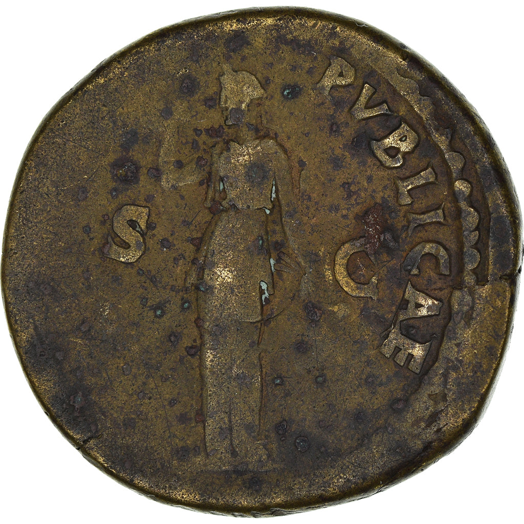 Coin, Domitian, Dupondius, 85, Rome, VF(20-25), Bronze, RIC:289