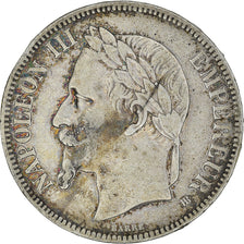 Coin, France, Napoleon III, 5 Francs, 1867, Strasbourg, VF(30-35), Silver