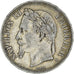 Coin, France, Napoleon III, 5 Francs, 1870, Strasbourg, VF(30-35), Silver