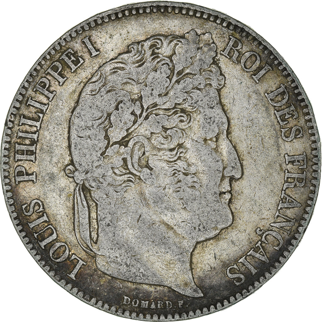 Münze, Frankreich, Louis-Philippe, 5 Francs, 1835, Paris, S+, Silber, KM:749.1