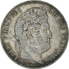 Münze, Frankreich, Louis-Philippe, 5 Francs, 1835, Paris, S+, Silber, KM:749.1