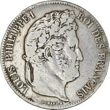 Monnaie, France, Louis-Philippe, 5 Francs, 1840, Paris, TB, Argent, Gadoury:678