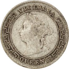 CEYLON, 10 Cents, 1897, KM #94, VF(30-35), Silver, 1.15