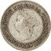 Ceylon, Victoria, 10 Cents, 1897, MB+, Argento, KM:94