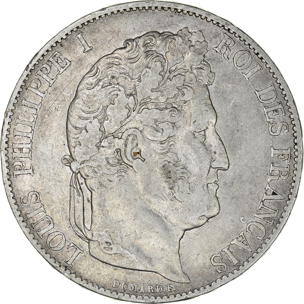 Monnaie, France, Louis-Philippe, 5 Francs, 1845, Paris, TTB, Argent